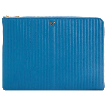 WOLF 1834 Mimi Laptop Sleeve 13" with Handle – Marine - Image 1