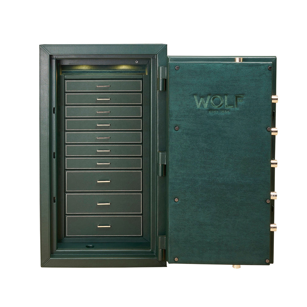WOLF 1834 Athos Watch and Jewelry Safe – Green - Image 7
