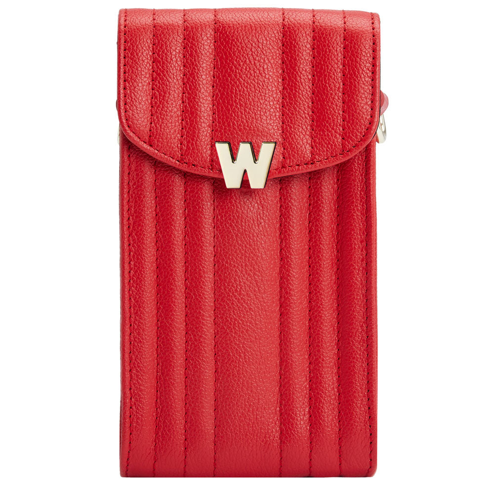 WOLF 1834 Mimi Phone Case with Wristlet & Lanyard – Red - Image 3