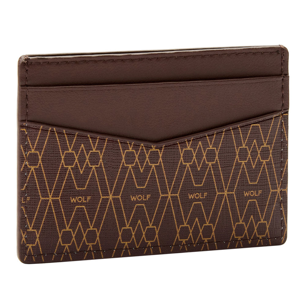 WOLF 1834 Signature Cardholder – Brown, RFID-Blocking, 5 Slots - Image 2