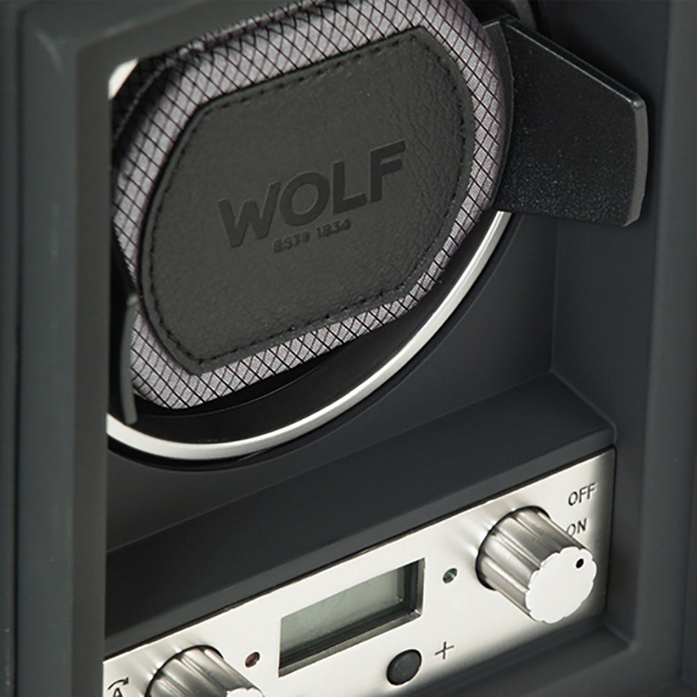 WOLF 1834 Module 4.1 Watch Winder – Black (Single Module, Stackable) - Image 4