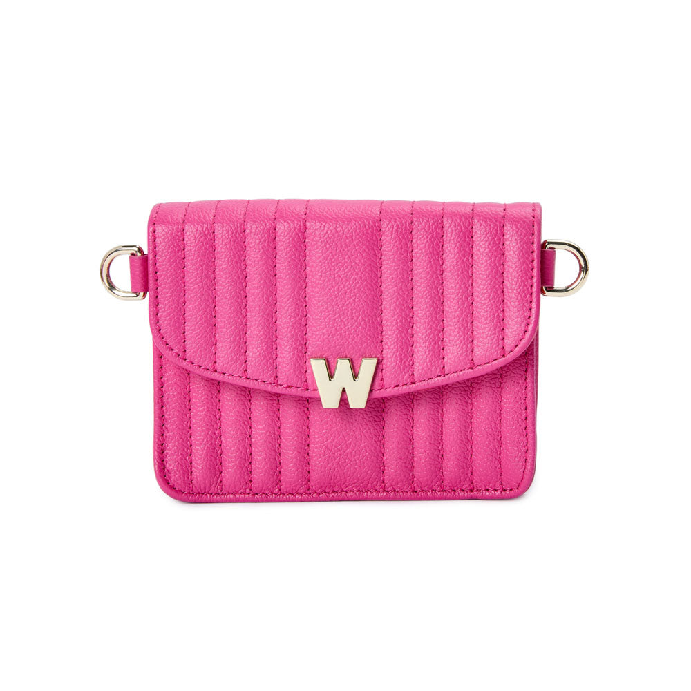 WOLF 1834 Mimi Mini Bag with Wristlet & Lanyard – Pink - Image 4