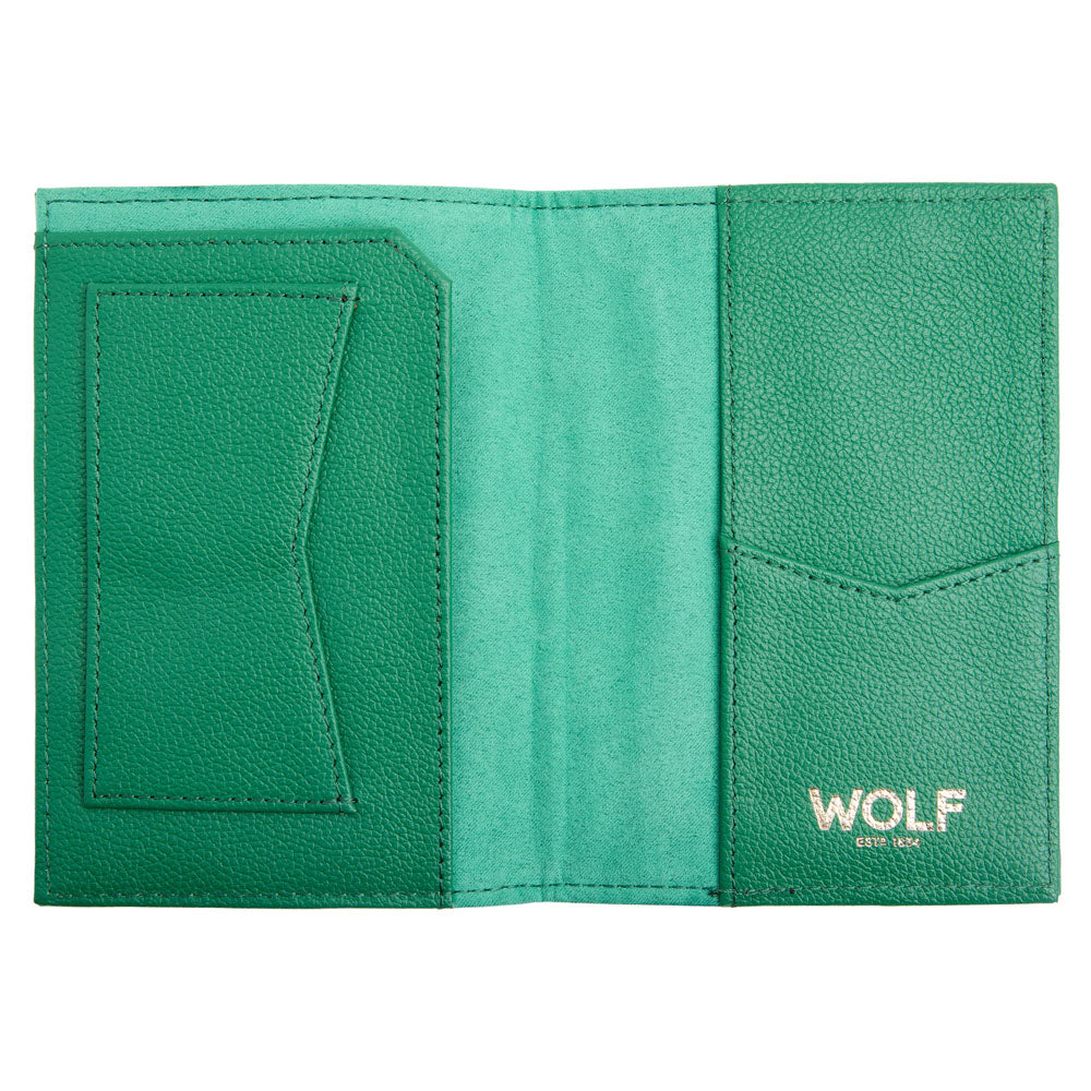 WOLF 1834 Mimi Passport Case - Forest Green - Image 3
