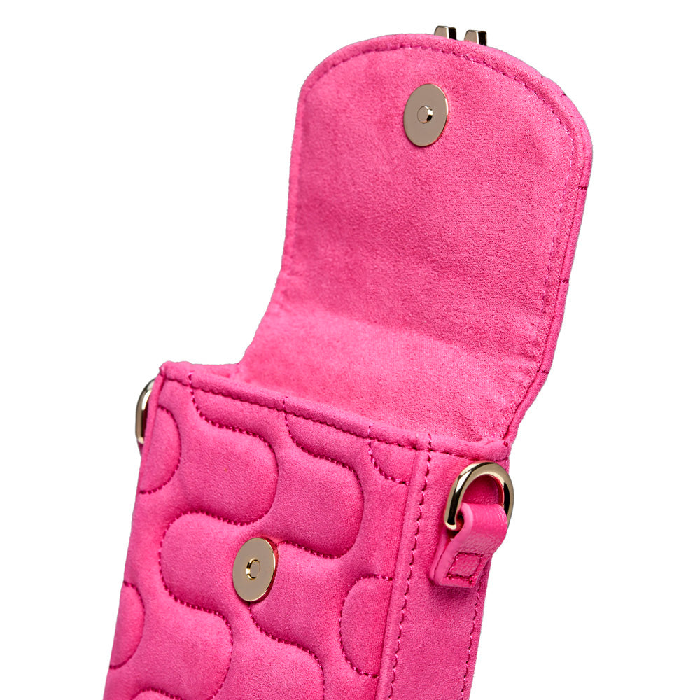 WOLF 1834 Mimi Swirl Phone Bag – Pink Flash - Image 4