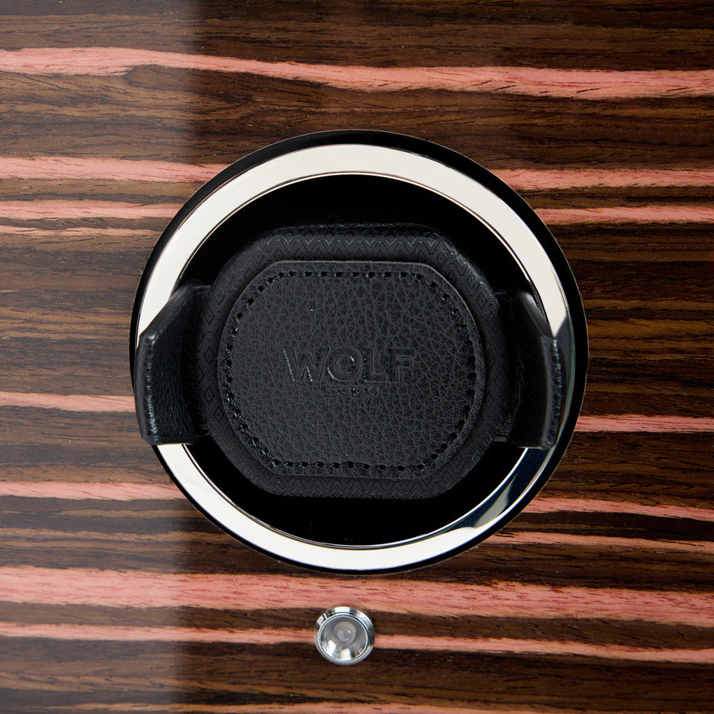 WOLF 1834 Roadster 12-Piece Watch Winder Cabinet – Black - Image 7