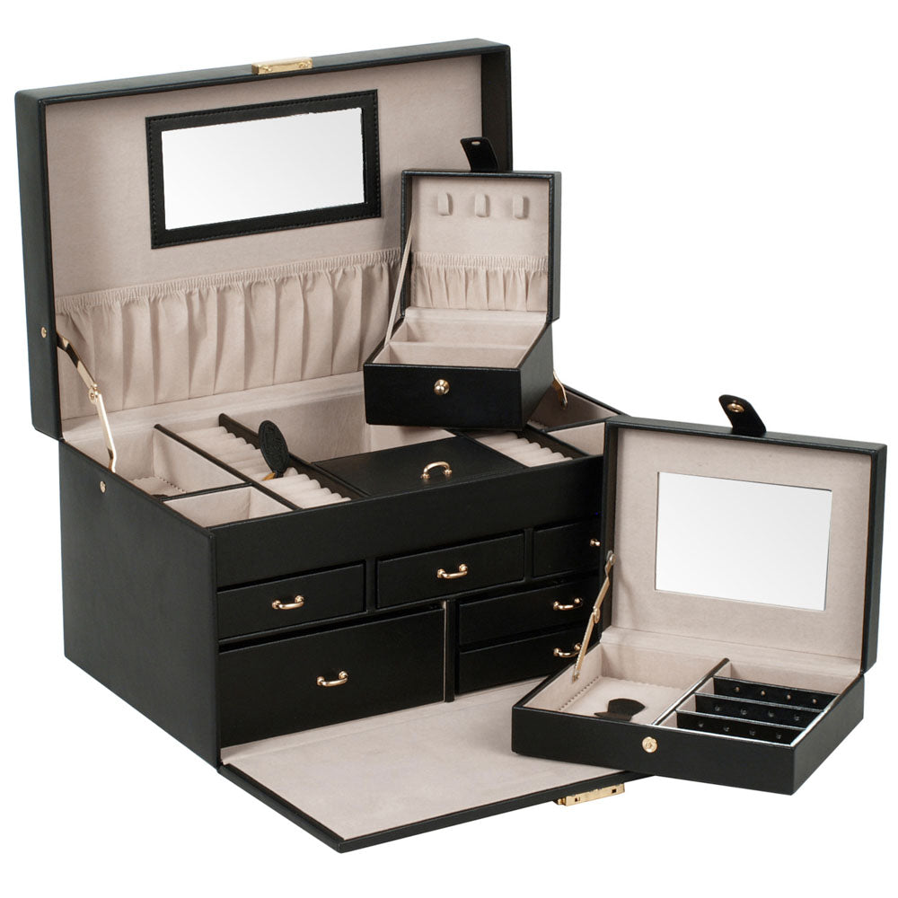 WOLF 1834 Heritage Large Jewelry Box – Black - Image 4