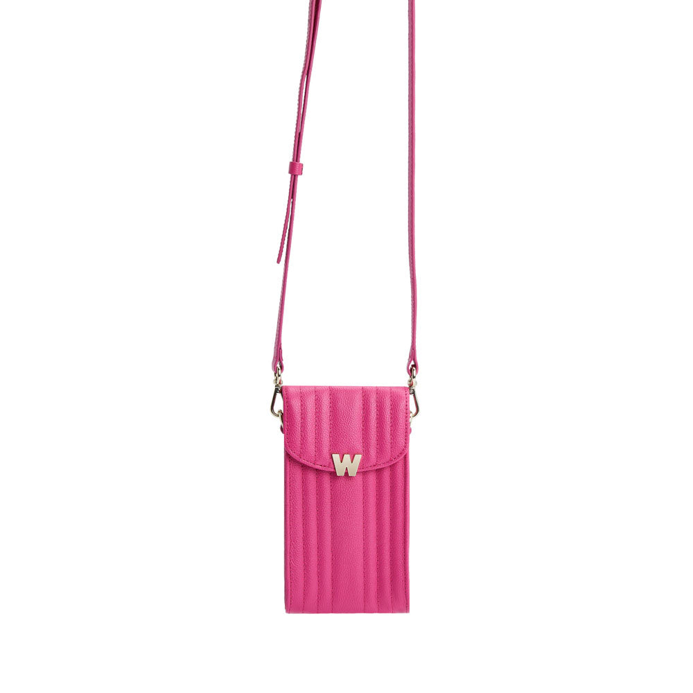 WOLF 1834 Mimi Phone Case with Wristlet & Lanyard – Pink - Image 1
