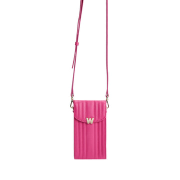 WOLF 1834 Mimi Phone Case with Wristlet & Lanyard – Pink - Image 1
