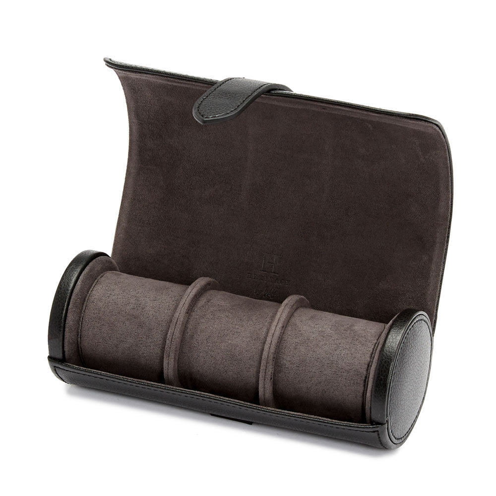 WOLF 1834 Heritage Watch Roll – 3 Watch Capacity, Blake Black/Grey - Image 3