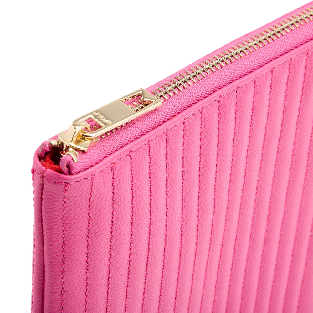 WOLF 1834 Mimi Laptop Sleeve 13" with Handle – Pink - Image 5