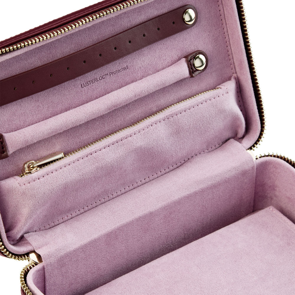 WOLF 1834 X Liberty Medium Zip Case – Burgundy - Image 5
