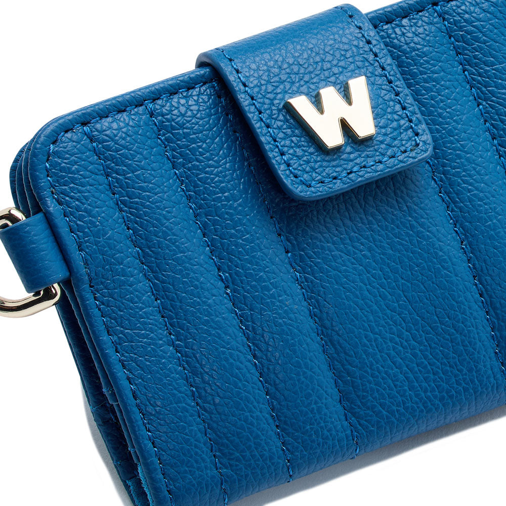WOLF 1834 Mimi Credit Card Holder with Wristlet - Marine (4 Card Slots) - Image 7